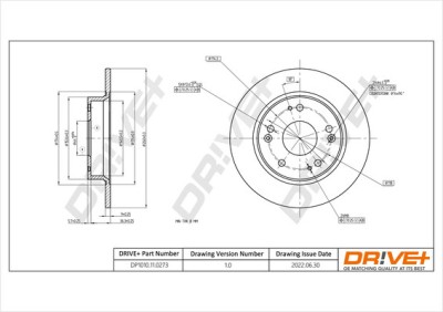 Dr!ve+ DP1010.11.0273 Disc frana foto