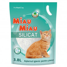 Asternut Silicat Miau-Miau 3.8 L foto