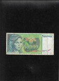 Iugoslavia 50000 50.000 dinari dinara 1988 seria1767726