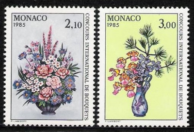 C4905 - Monaco 1984 - Flora 2v.neuzat,perfecta stare foto