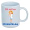 Cana alba personalizata &quot; Cel mai bun stomatolog &quot;, INOVATIX&reg;. 330ml