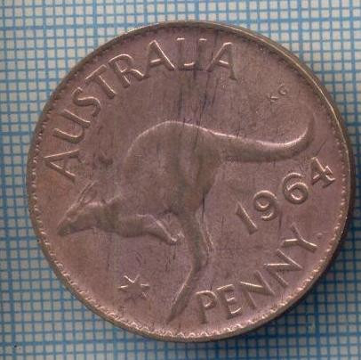 AX 917 MONEDA- AUSTRALIA - 1 PENNY -ANUL 1964 -STAREA CARE SE VEDE