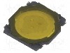 Microintrerupator 3.7x3.7mm, OFF-(ON), JIANFU - TVAU22BB