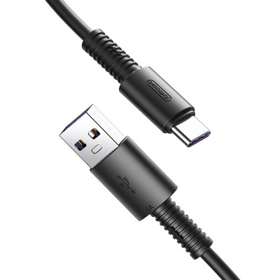 Cablu Date si Incarcare USB la USB Type-C Joyroom S-M406 Rebar, Fast Charging 5A, 1 m, Negru foto