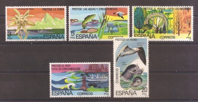 Spania 1978 - Protecția Naturii, MNH foto