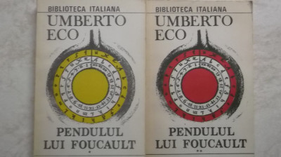 Umberto Eco - Pendulul lui Foucault, vol. I-II (2 volume) foto