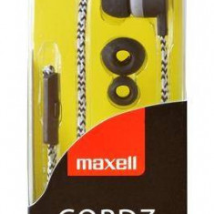Casca in ureche negru CORDZ Maxell casti stereo cu microfon
