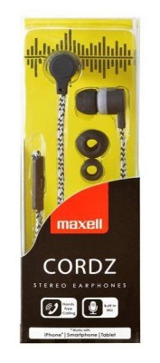 Casca in ureche negru CORDZ Maxell casti stereo cu microfon foto