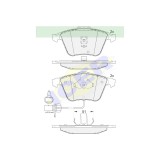 Set placute frana Icer 181531, parte montare : Punte Fata