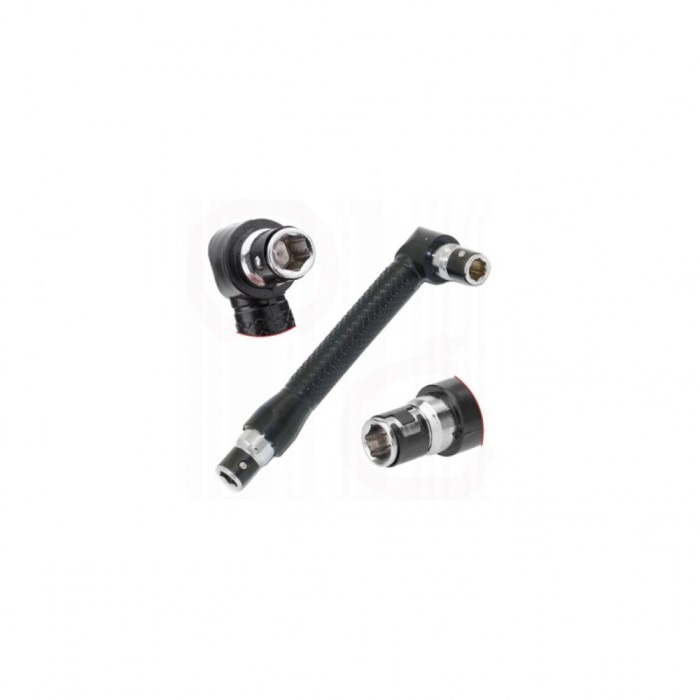Adaptor unghiular 90 grade pentru biti, surubelnita 1/4&quot; Silver