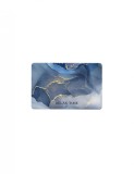 Covoras albastru pentru baie Relax Time ultra absorbant, anti-alunecare, model Marmura Luxury , 40 x 60 cm, Home
