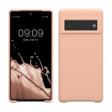 Husa Kwmobile pentru Google Pixel 6 Pro, Crem, Silicon, KWM000013OI045C, Carcasa