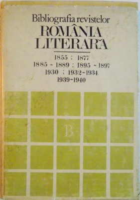 BIBLIOGRAFIA REVISTELOR ROMANIA LITERARA , BIBLIOGRAFIA REVISTEI IESENE DIN 1855 A FOST ELABORATA DE MAGDALENA MAGHIARU, AUTOR C. CIUCHINDEL, 1981 foto