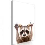 Cumpara ieftin Tablou - Raccoon (1 Part) Vertical 80x120 cm