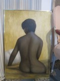 PICTURA NUD NEGRESA, Acrilic, Realism, ART