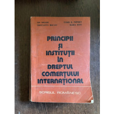 Ion Dogaru, Tudor R. Popescu - Principii si institutii in dreptul comertului international