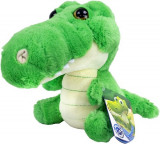 Jucarie de plus Crocodil, Dino Toys, 21 cm, verde