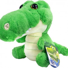 Jucarie de plus Crocodil, Dino Toys, 21 cm, verde
