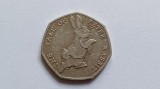Marea Britanie / Anglia -50 Pence-2017- Peter Rabbit, Europa