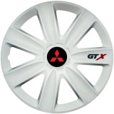 Set 4 Capace Roti GTX Alb R16, Compatibil Cu Mitsubishi, Autohelix MSA