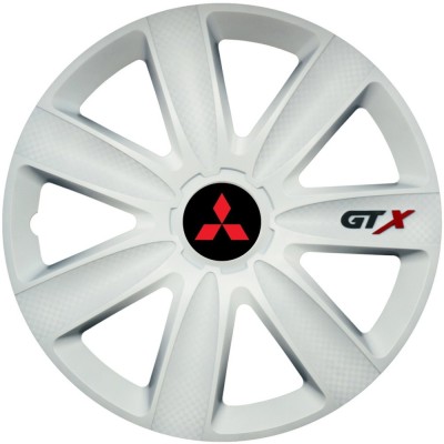 Set 4 Capace Roti GTX Alb R15, Compatibil Cu Mitsubishi foto