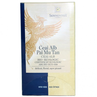 Ceai alb pai mu tan eco 18dz sonnentor foto