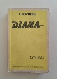 Diana (1936) &ndash; Editie Princeps cu dedicatie olografa a autorului Eugen Lovinescu