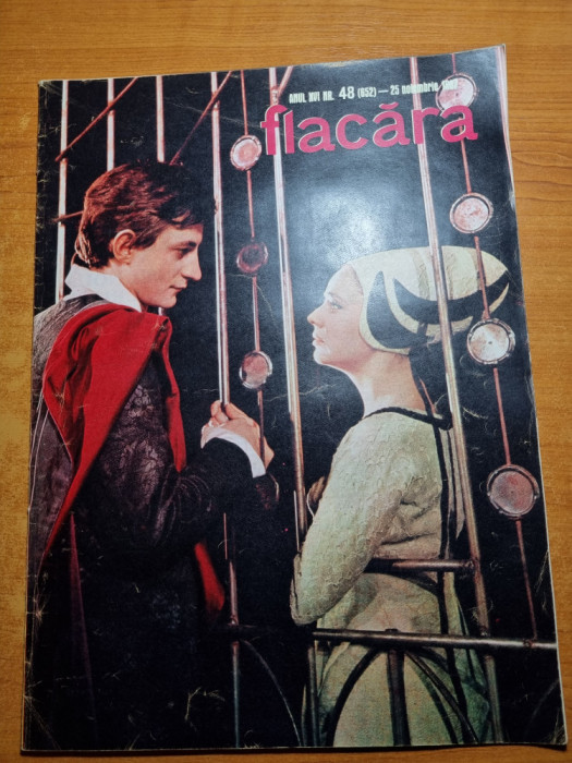 flacara 25 noiembrie 1967-art. regiunea brasov,silvia popovici,caramitru