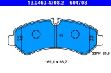 ATE 13.0460-4708.2 set placute frana,frana disc