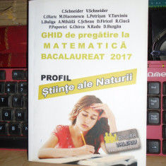 C. SCHNEIDER - GHID DE PREGATIRE LA MATEMATICA * BAC. 2017 (STIINTE ALE NATURII)