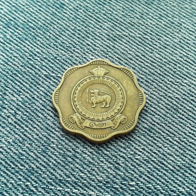 10 Cents 1971 Ceylon foto