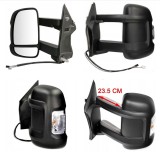 Oglinda exterioara Peugeot Boxer (250), Fiat Ducato (250), Citroen Jumper (250),09.2006-08.2014, stanga, reglaj electric; carcasa neagra; incalzit; c