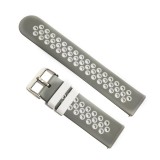 Curea de ceas Gri din Silicon 22mm WZ5357, Time Veranda