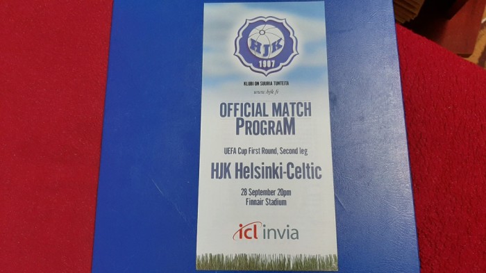 program HJK Helsinki - Celtic