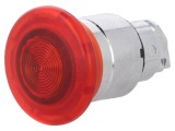 Comutator apasare Schneider Electric Harmony XB4 ZB4BW443, 22mm, IP66, Rosu, Cap Ciuperca, 2 pozitii
