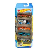 Set 5 masini hot wheels circle track, HOT WHEELS - Vehicule