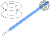 Cablu s&acirc;rmă Cu 30AWG PVDF albastru 50m 300V Kynar