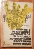 Elemente de mecanica automatelor si dinamica automatizarii de Ionita Nicolae