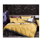 Lenjerie de Pat din Matase cu 6 Piese Pentru Pat Dublu - SUZ104