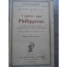 L&#039;epitre Aux Philippiens - Henri Delafosse ,522079