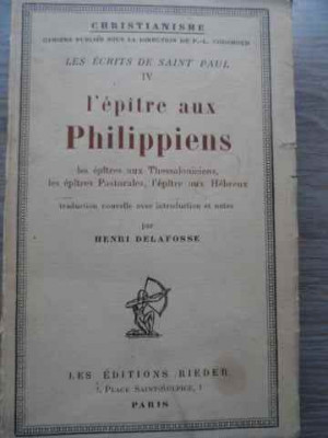 L&amp;#039;epitre Aux Philippiens - Henri Delafosse ,522079 foto