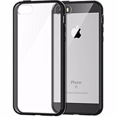 Husa Telefon Silicon iPhone 5 5s SE Electroplacat Silver BeHello