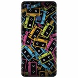 Husa silicon pentru Huawei Y9 2018, Audio Cassette Color Vector