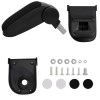 Cotiera Auto Universala Neagra ABS, Reglabila 15x35x30-47cm, Depozitare Telefon, Chei - Compatibila Renault Clio MK4