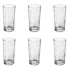 Set Pahare Sticlă, Crackled, Transparent, Capacitate 250ml, 6 Bucăți, Oem