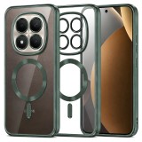 Husa premium Xiaomi Redmi Note 15 Pro+ 5G Asteroid GSM Luxury Crystal MagSafe, verde inchis