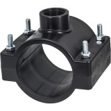 Cumpara ieftin Colier de bransare din PP cu 4 suruburi ,ELYSEE, Dimensiune 75mm x1/2 "
