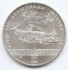 Rusia (Uniunea Sovietica) 10 Ruble 1980 - (Curse cu reni) Argint 33,30g/900, 39 mm, Md5, KM-185 UNC !!!, Europa