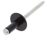 Diblu Universal 12mm Negru 10buc