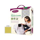 Cumpara ieftin Husa de calatorie 3 in 1 lime Clevamama for Your BabyKids